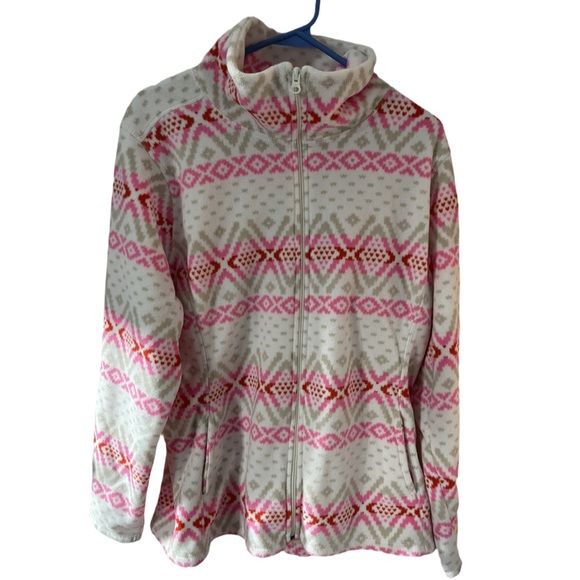 (2/10$) Old Navy Cozy Fleece Zip-Up Jacket Women XL - Picture 1 of 5